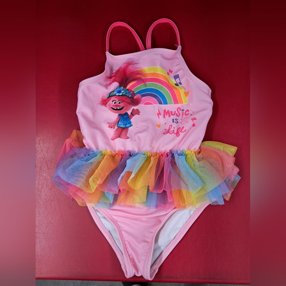 DreamWorks Trolls Pink Swimsuit